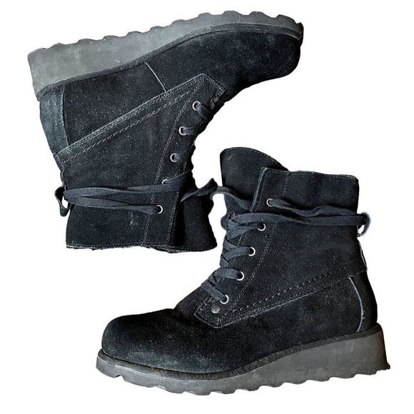 BearPaw Shoes - Bearpaw cow suede, wool lining, sheepskin winter boots chic warm comfortable win